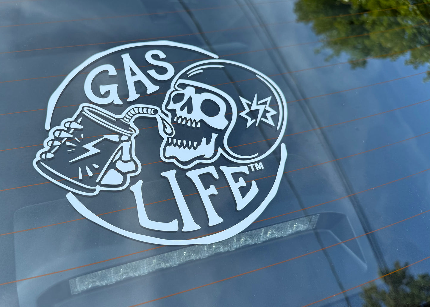 Gas Life™ 8" Vinyl Transfer Sticker