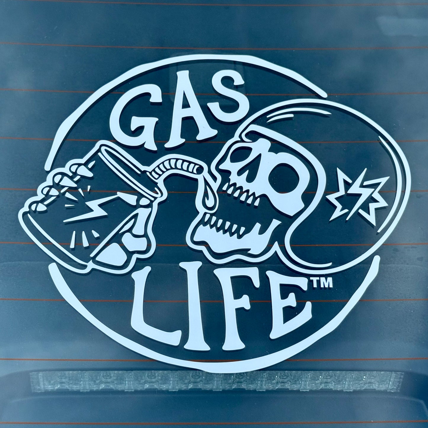 Gas Life™ 8" Vinyl Transfer Sticker
