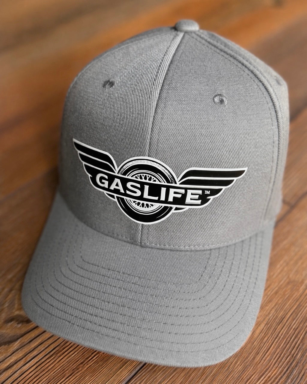 Gas Life® Winged Wheel Hat - Gray