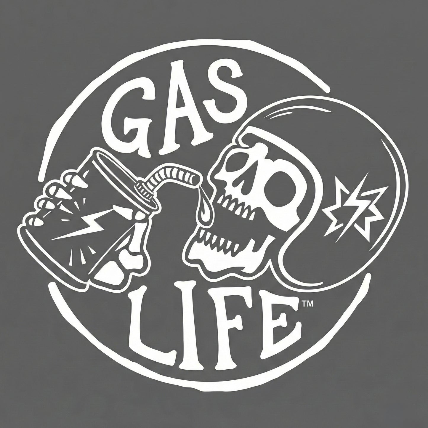 Gas Life® 8" Vinyl Transfer Sticker