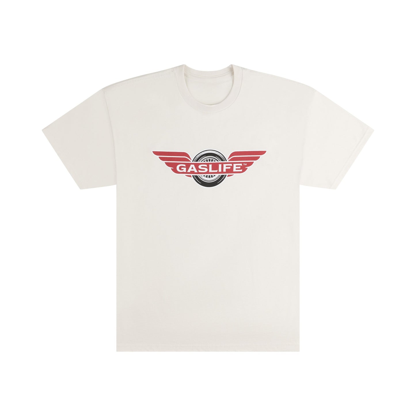 Gas Life® Winged Wheel T-Shirt - Bone