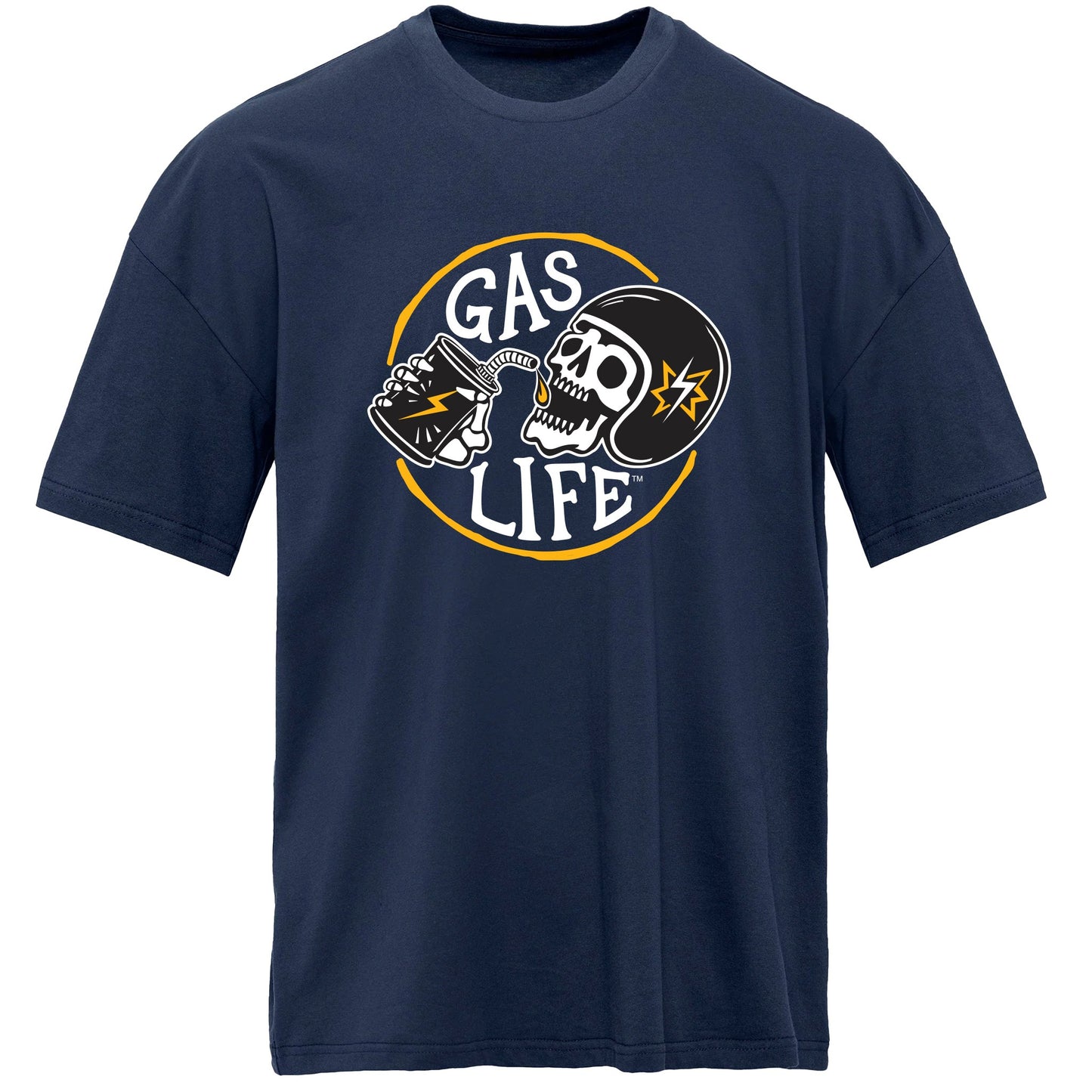Gas Life® Gold Ring T-Shirt - Midnight Navy