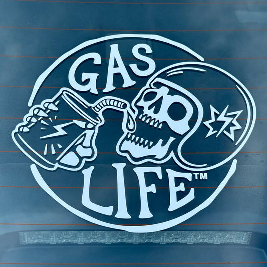 Gas Life™ 8" Vinyl Transfer Sticker